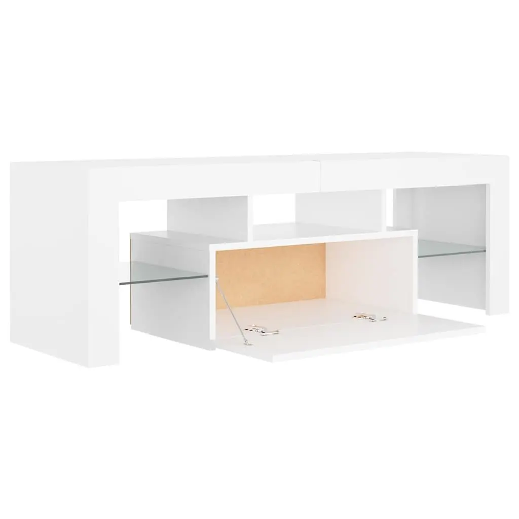TV Cabinet with Adjustable RGB LED Lights