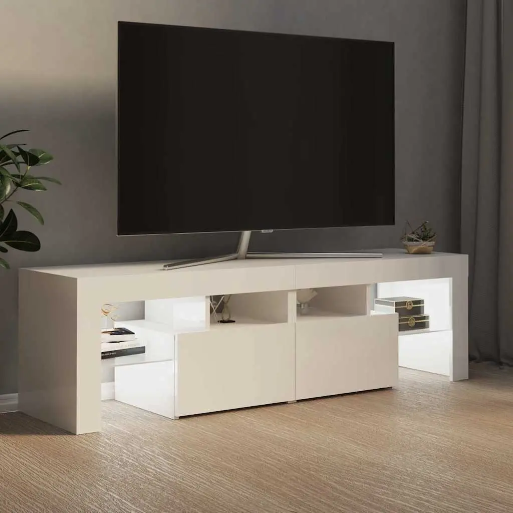 TV Cabinet with RGB LED Lighting