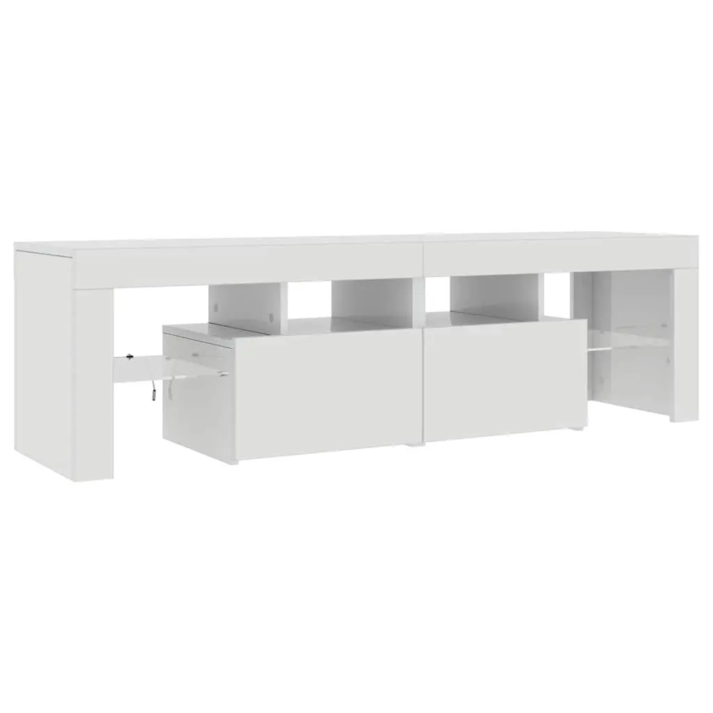 TV Cabinet with RGB LED Lighting