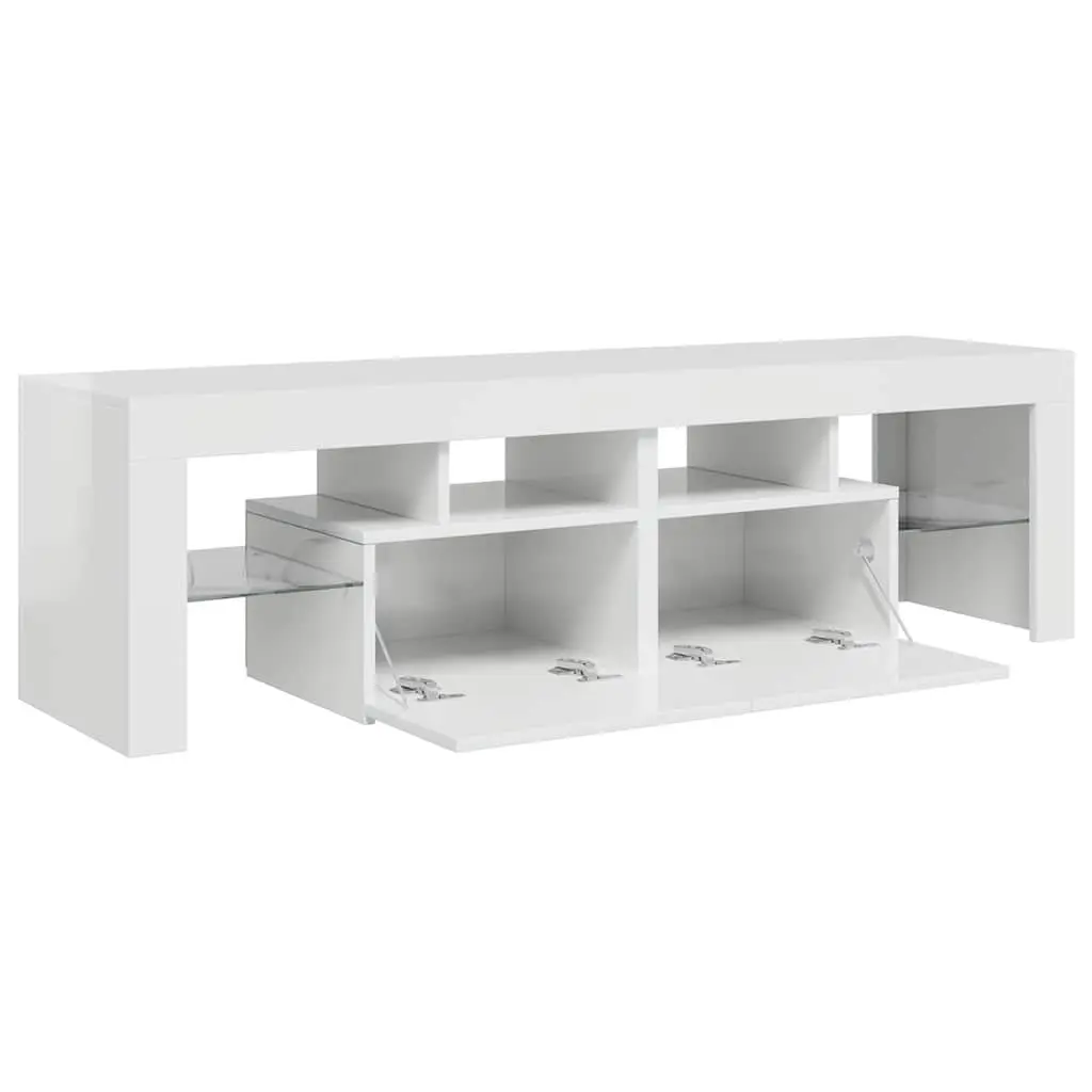 TV Cabinet with RGB LED Lighting