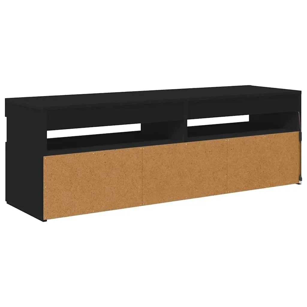 TV Cabinet MDF 120x35x40cm Black