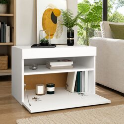 Modern TV Cabinet with RGB LED Lights for Entertainment