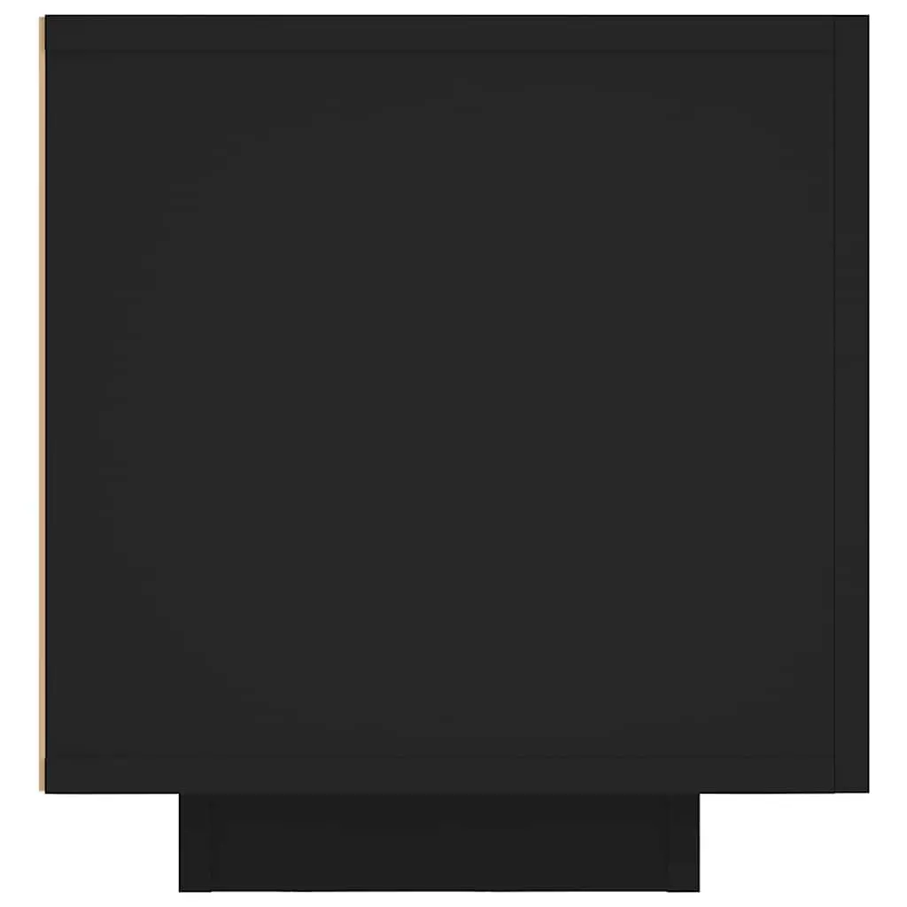 Black TV Cabinet with RGB LED Lighting