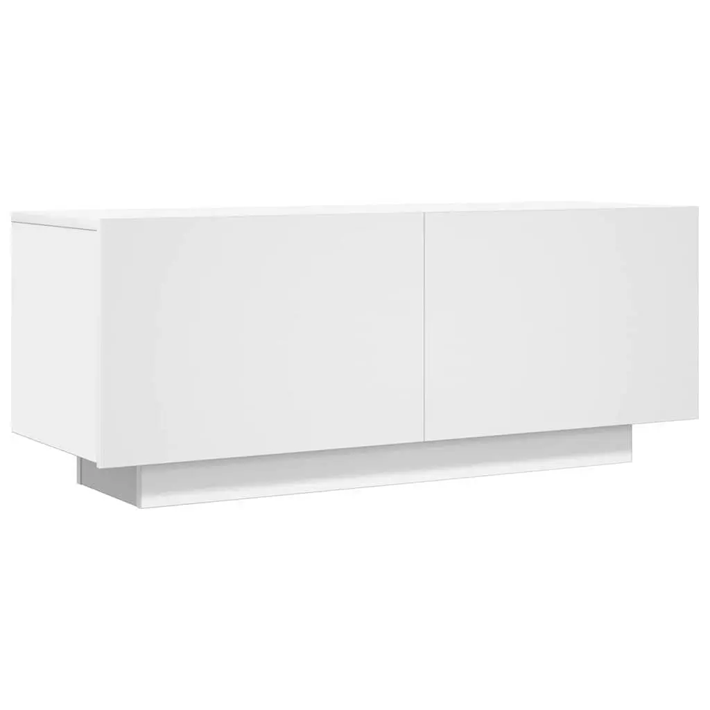 Engineered Wood White TV Cabinet 100x35x40 cm