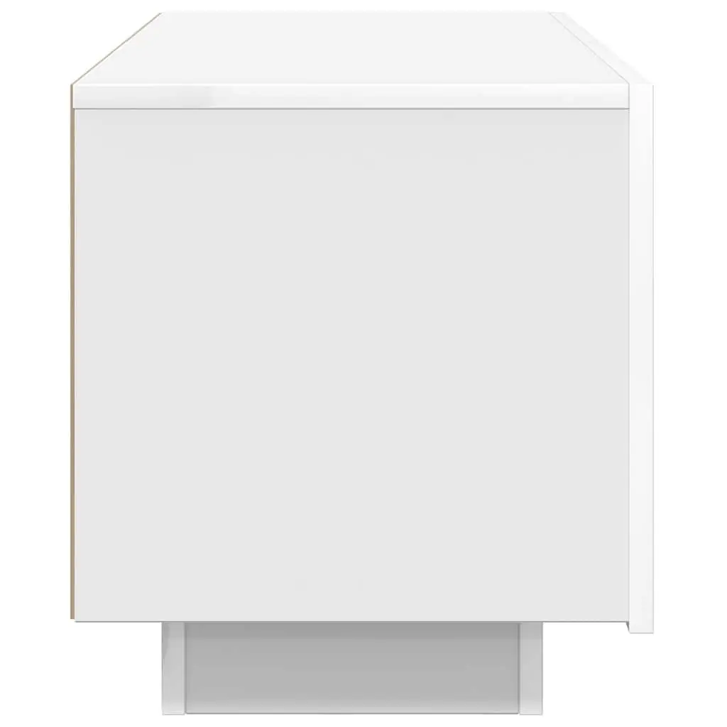 Engineered Wood White TV Cabinet 100x35x40 cm