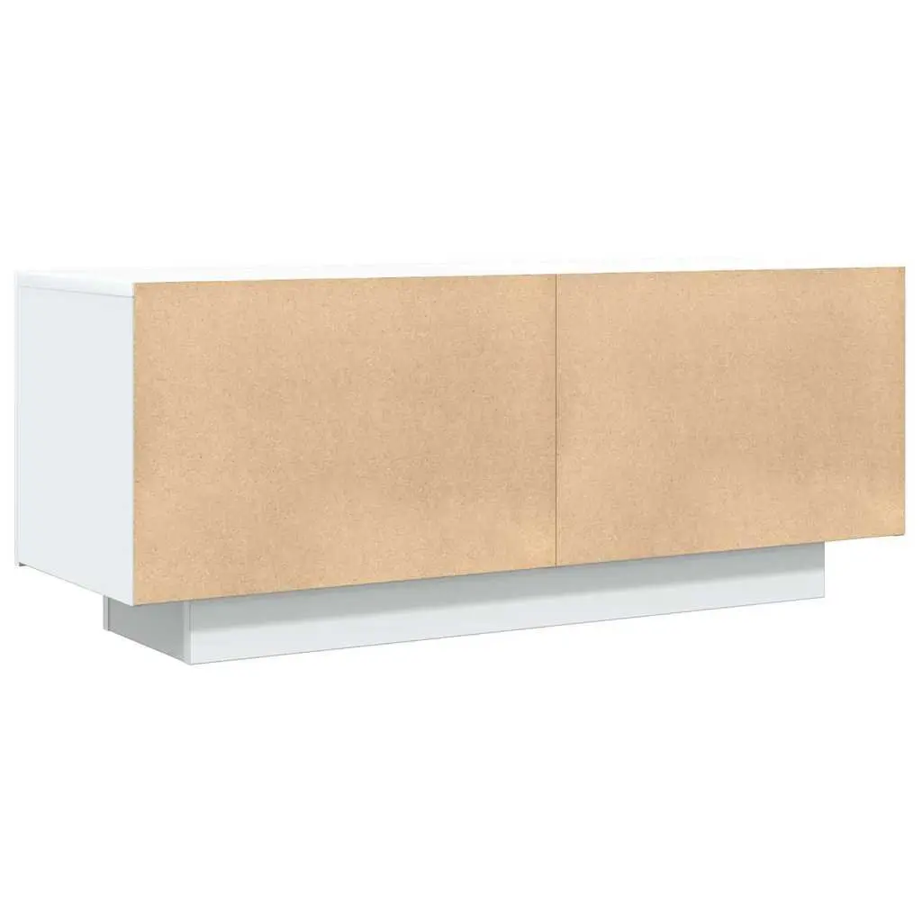 Engineered Wood White TV Cabinet 100x35x40 cm
