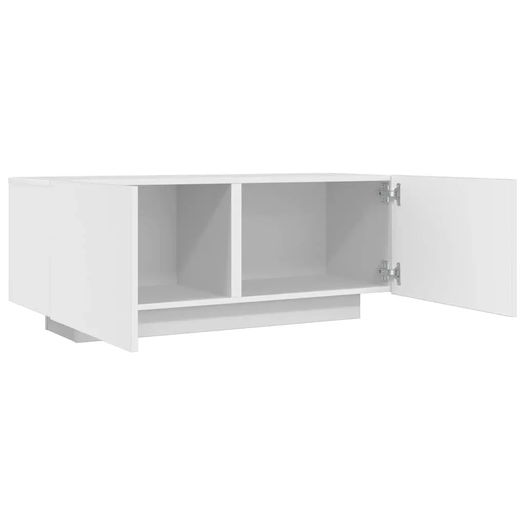 Engineered Wood White TV Cabinet 100x35x40 cm