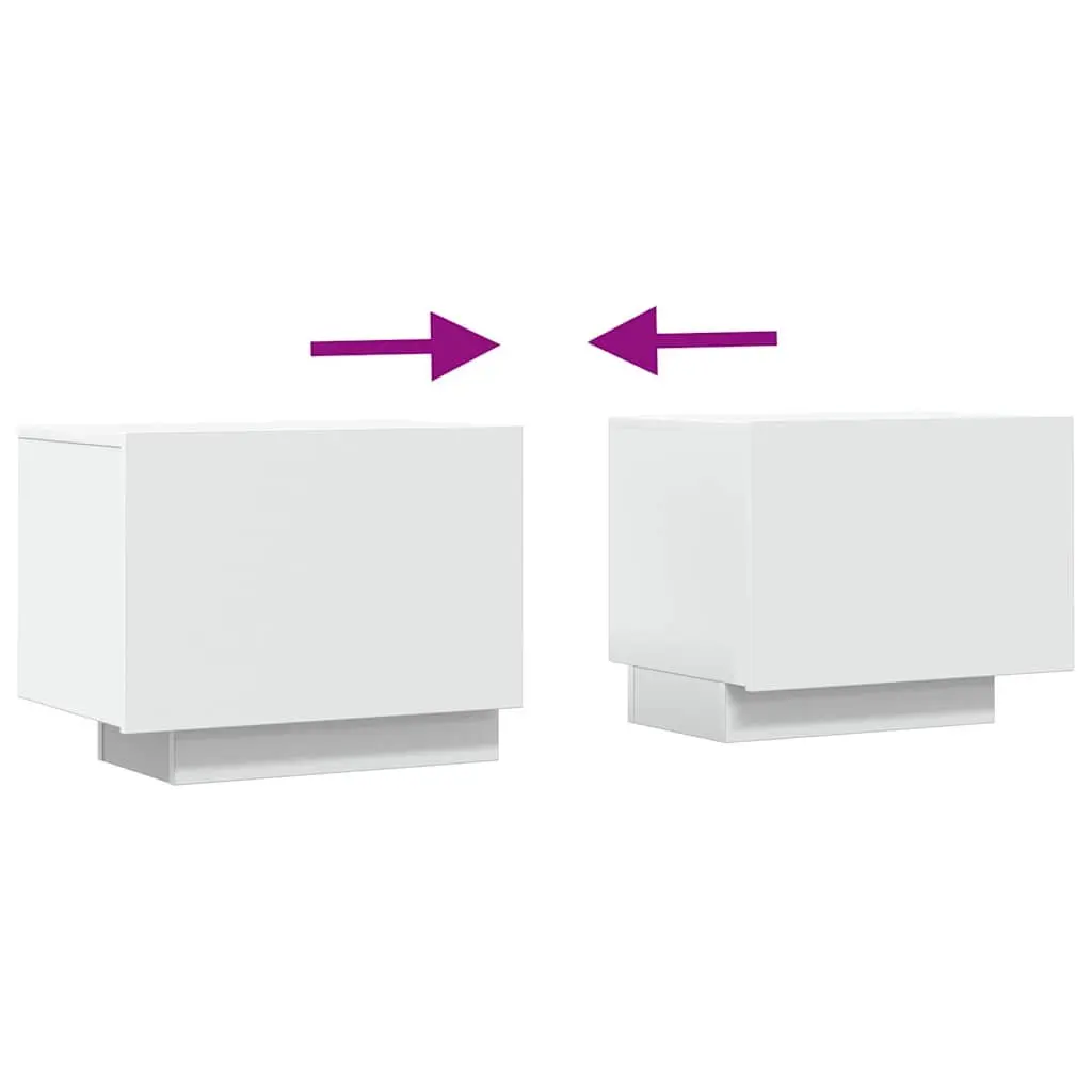 Engineered Wood White TV Cabinet 100x35x40 cm