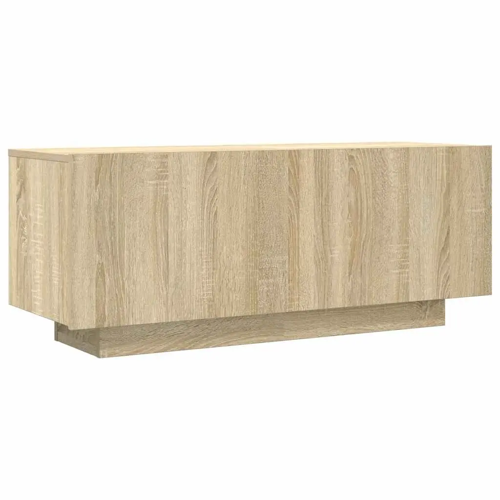 Sonoma Oak Brown Engineered Wood TV Cabinet Unit