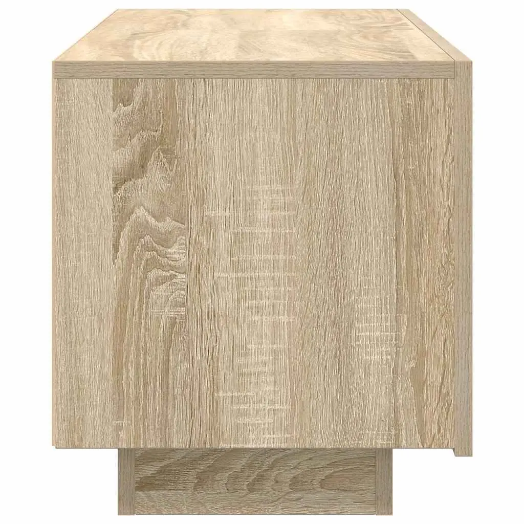 Sonoma Oak Brown Engineered Wood TV Cabinet Unit