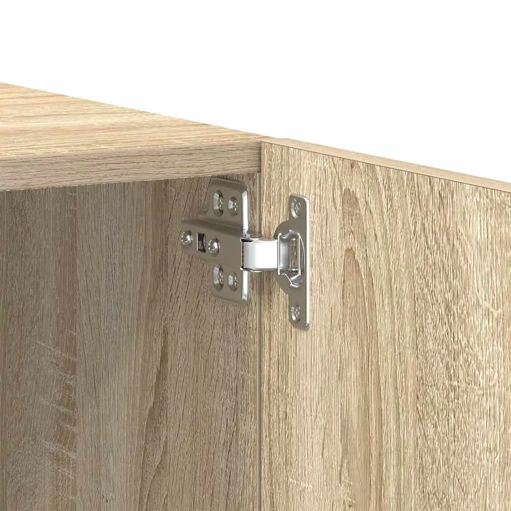 Sonoma Oak Brown Engineered Wood TV Cabinet Unit