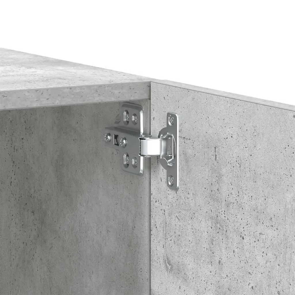 Concrete Grey TV Cabinet 100x35x40 cm Engineered Wood