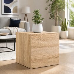 4-Piece Wall-Mounted TV Cabinet Set in Sonoma Oak