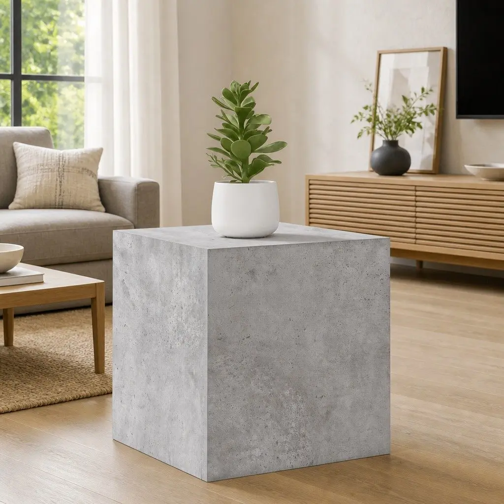 Grey Wall Mounted TV Cabinet Set with 4 Storage Units