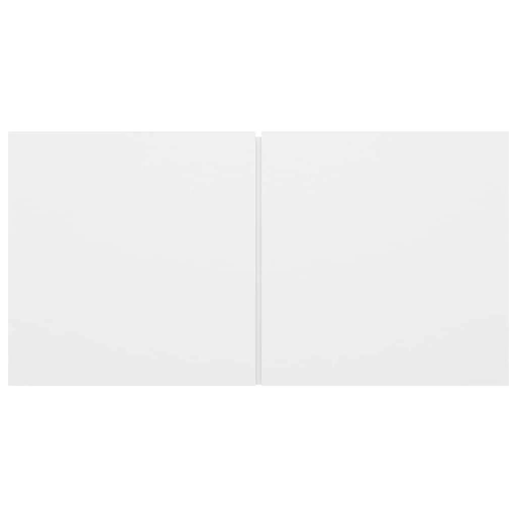 White Wall Mounted TV Cabinet with Storage