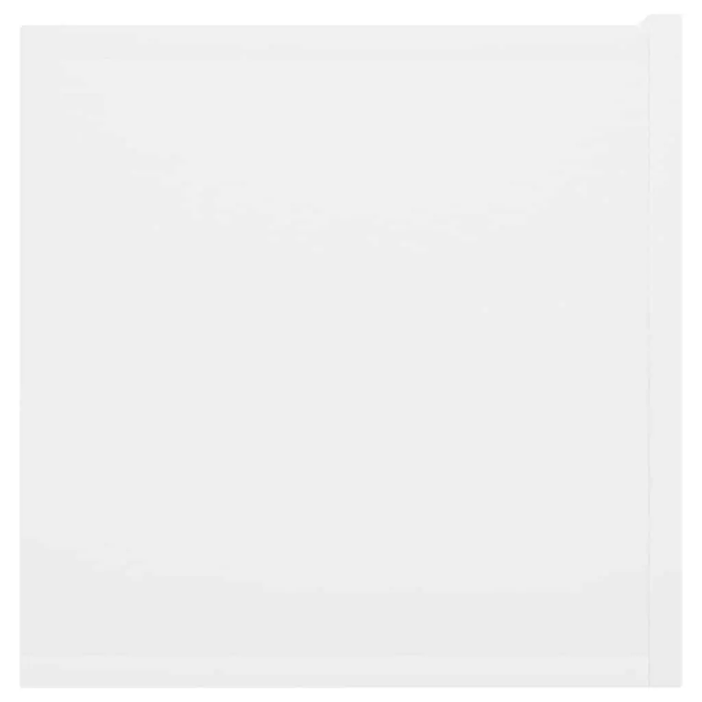 White Wall Mounted TV Cabinet with Storage