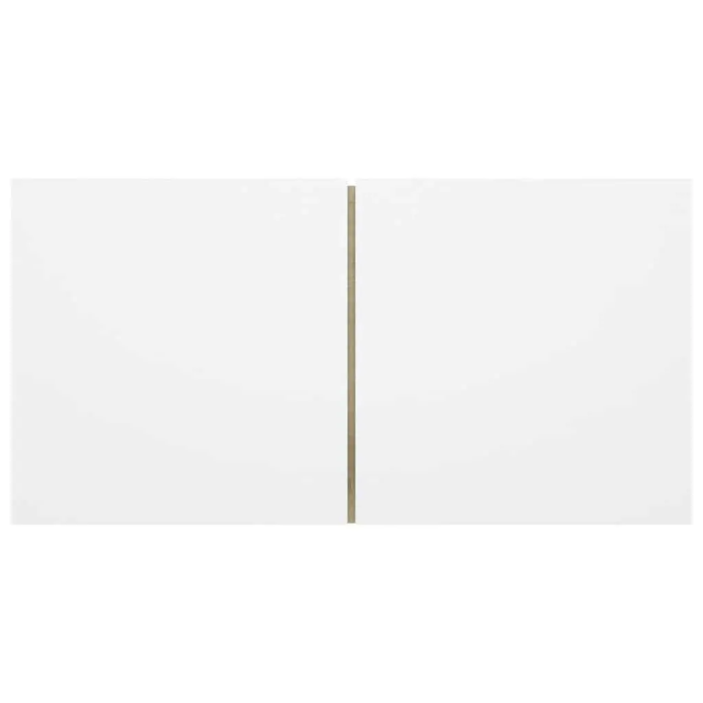 Hanging TV Cabinet Wood 60 x 30 x 30 cm White Sonoma Oak Modern Wall Mount Storage Unit