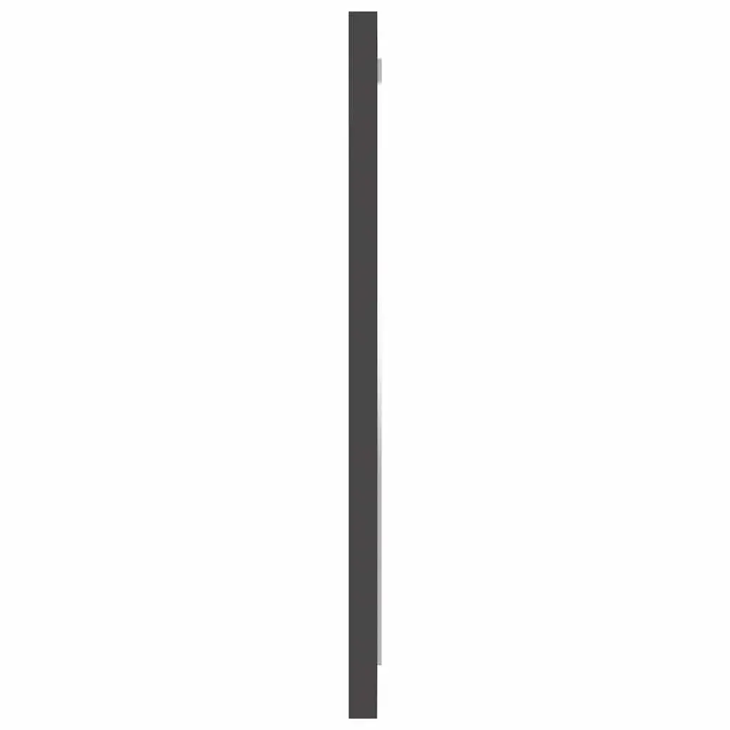 Grey Wall Mounted Bathroom Storage Mirror 40cm