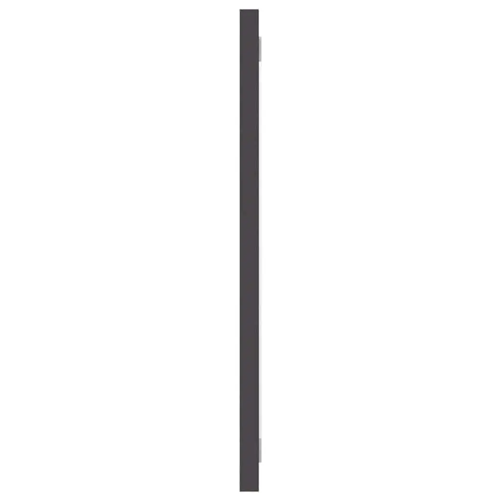 Engineered Wood Grey Wall Mounted Bathroom Vanity Mirror