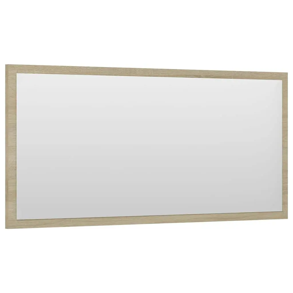 Bathroom Set Engineered Wood 2 Piece White Sonoma Oak