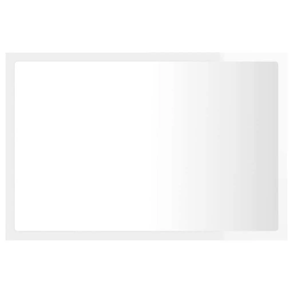 Wall-Mounted LED Bathroom Mirror with RGB Lighting