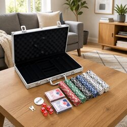 300 Piece Poker Chip Set with Durable Carry Case