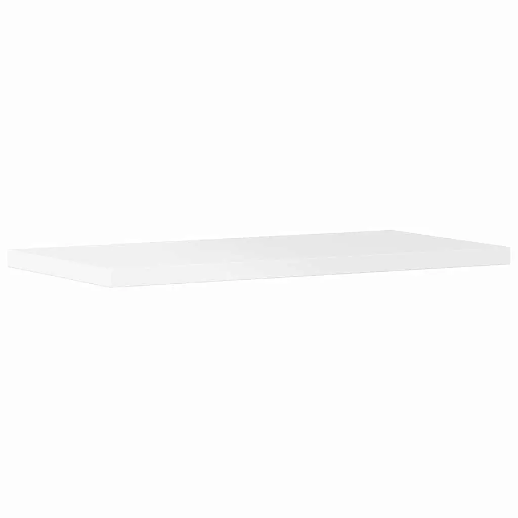 Bookshelf Boards Engineered Wood 40x20x1.5 cm White 4 Piece