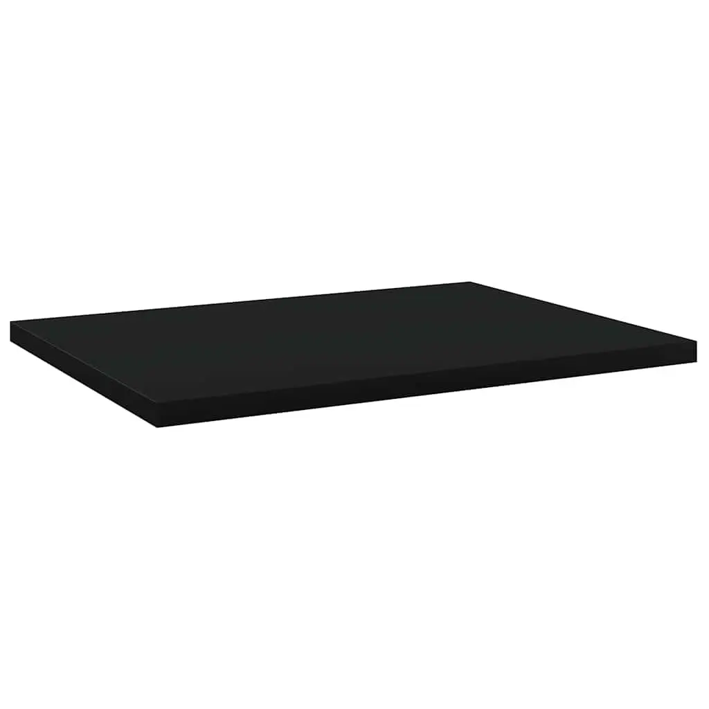 Bookshelf Boards Engineered Wood 40x30x1.5 cm Black 4 Piece