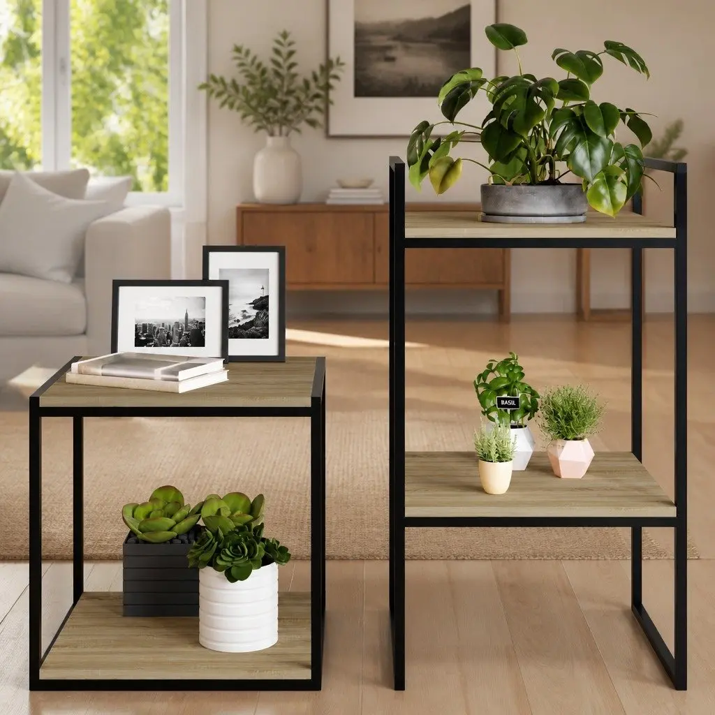 Floating Shelves Boards Engineered Wood 40x40x1.5 cm Brown