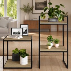 Durable Floating Shelves Boards - Set of 4, Brown