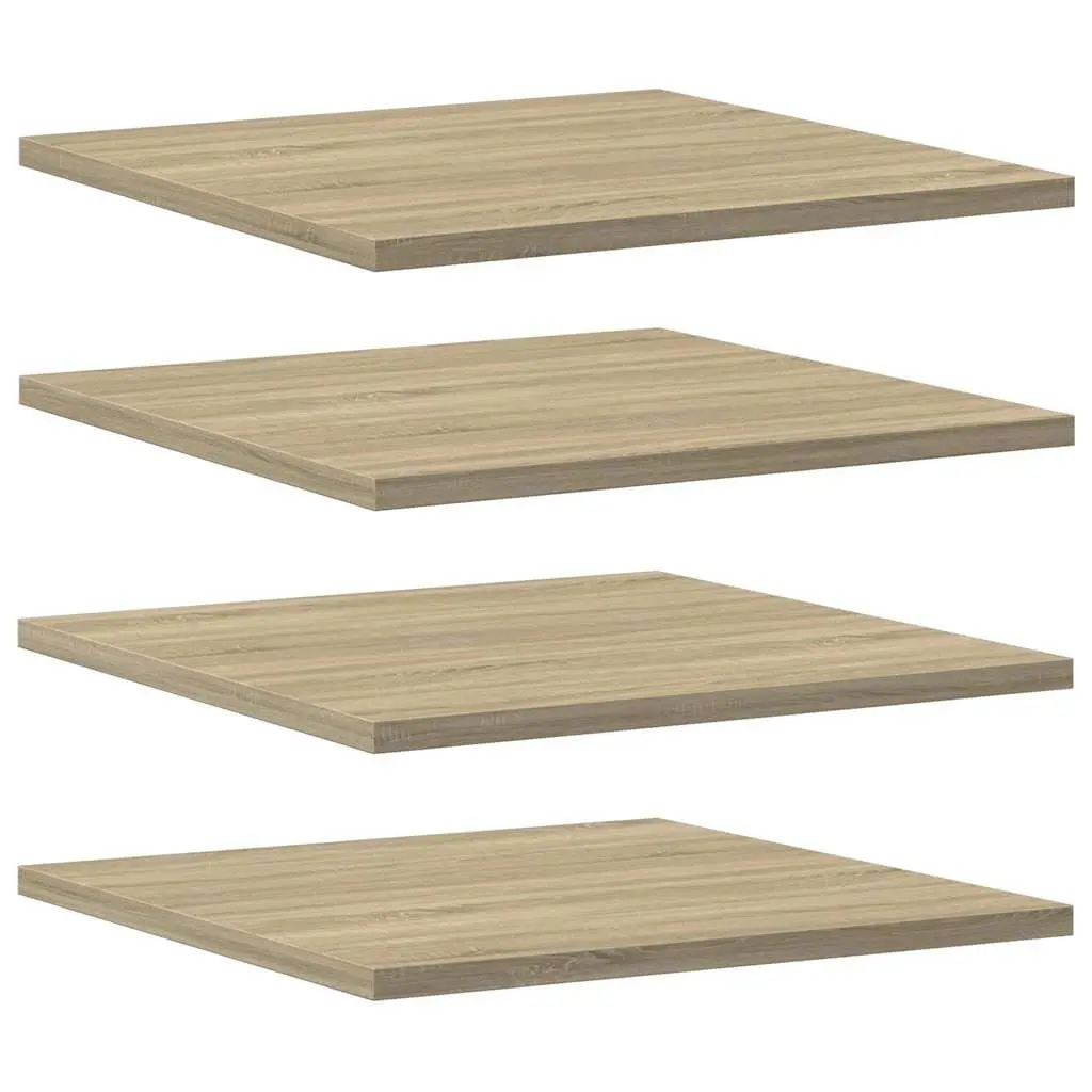 Floating Shelves Boards Engineered Wood 40x40x1.5 cm Brown
