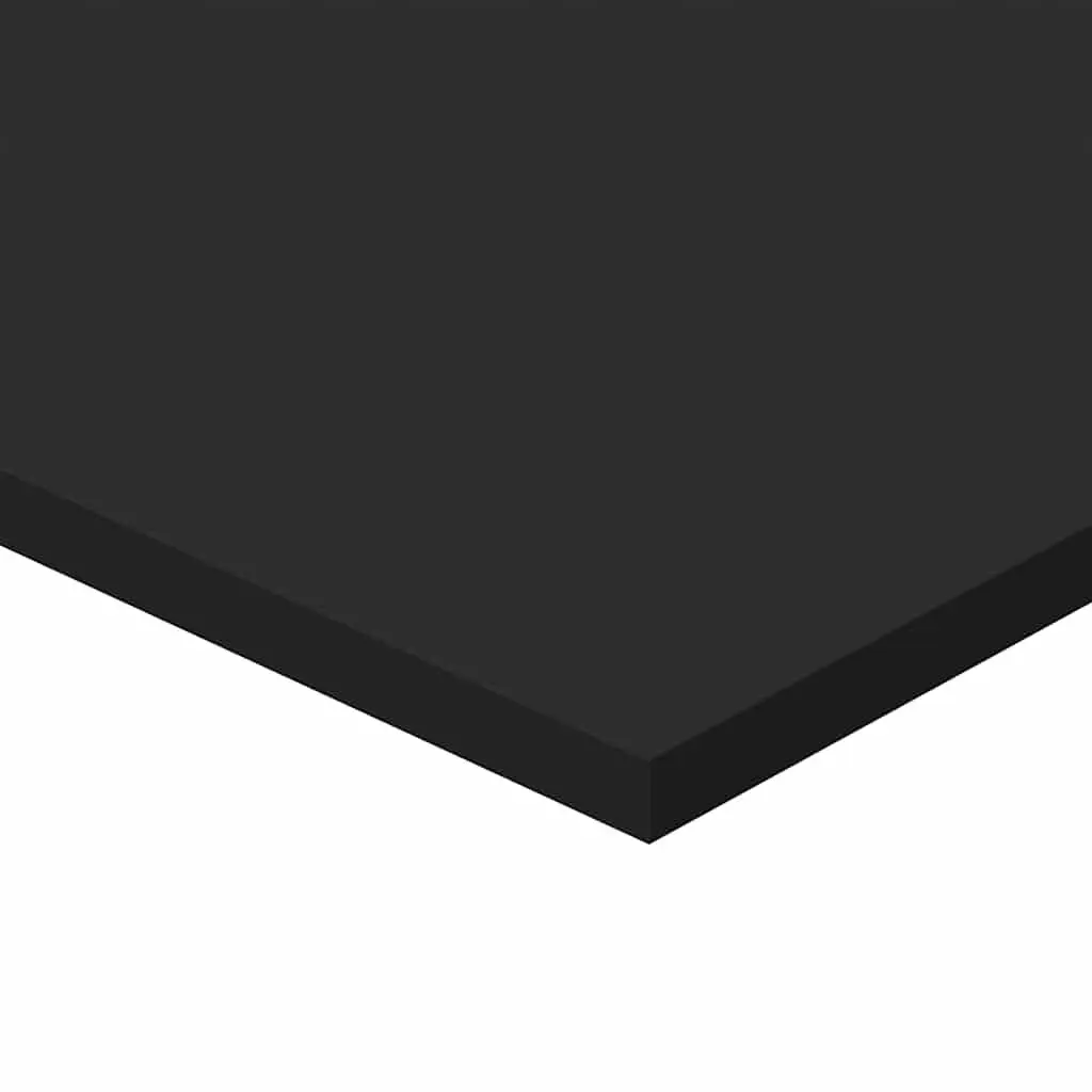 Floating Shelf Boards Black Engineered Wood 40x50x1.5cm Storage 4 Pieces