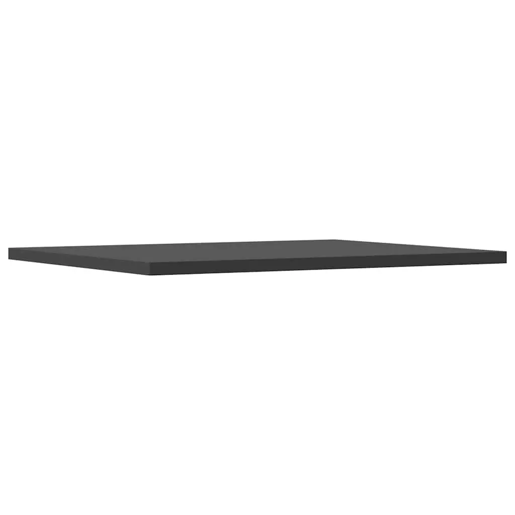 Bookshelf Boards Engineered Wood 40 x 50 x 1.5 cm Grey 4 Pieces