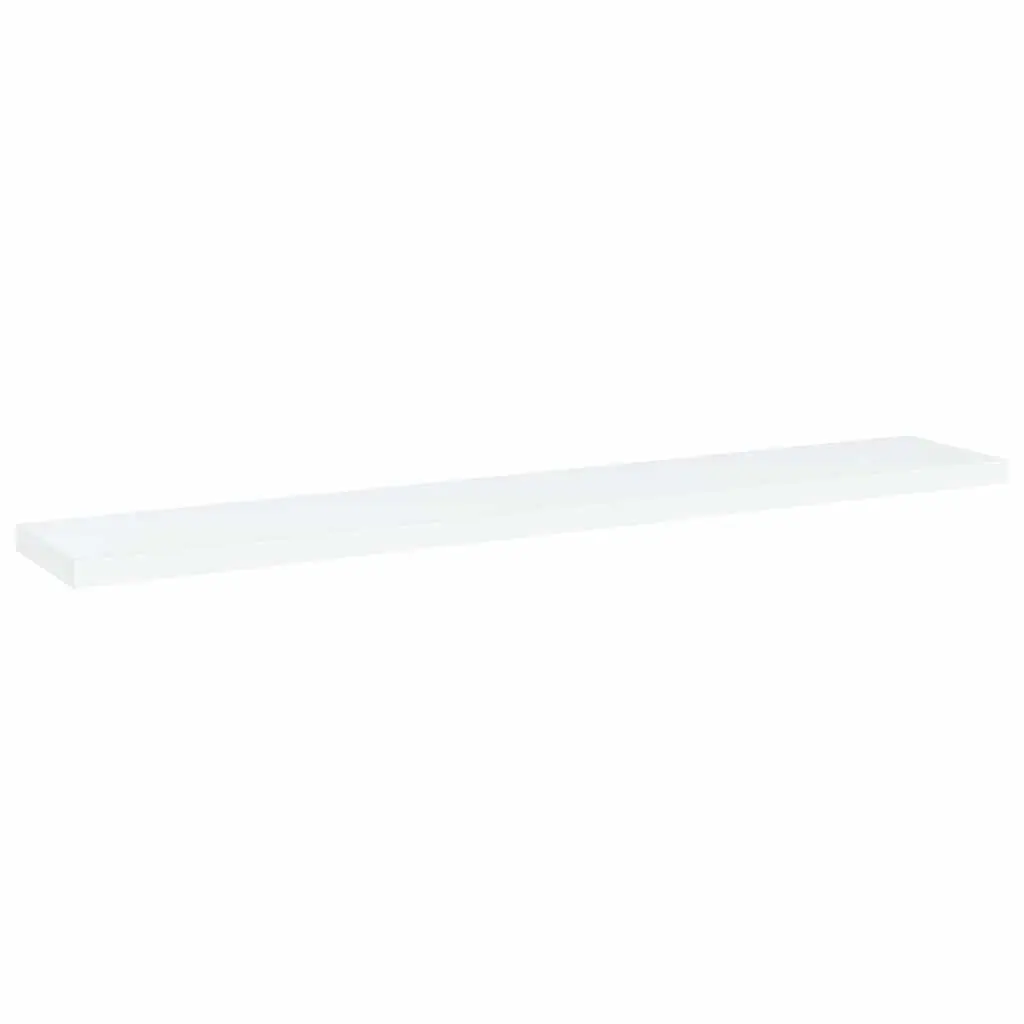 White Bookshelf Boards 8 pcs 60x10x1.5 cm