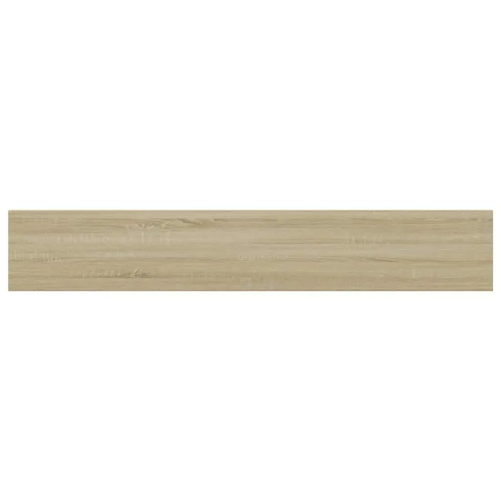 Bookshelf Boards Engineered Wood 60 x 10 x 1.5 cm Brown 8 Piece