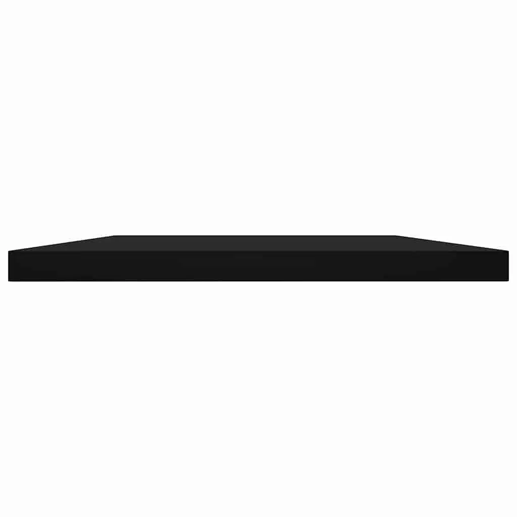 Black Floating Shelf Boards Set of 4