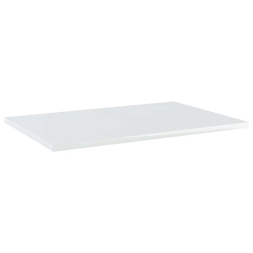 Floating Shelf Boards Engineered Wood 60 x 40 x 1.5 cm White 4 Piece