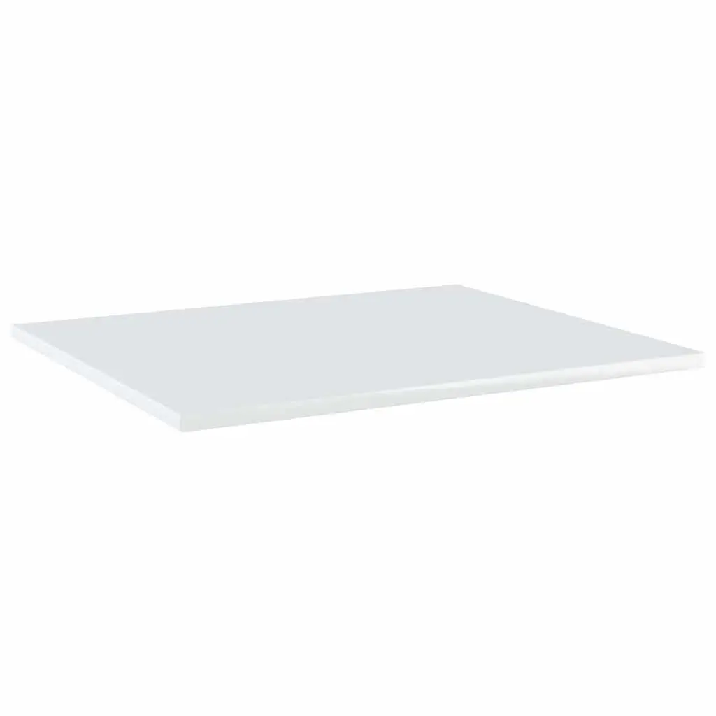 Floating Shelf Boards Engineered Wood 60 x 50 x 1.5 cm White High Gloss
