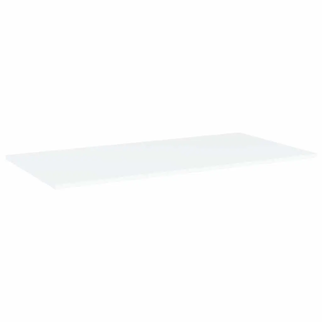 White Floating Bookshelf Boards for Storage