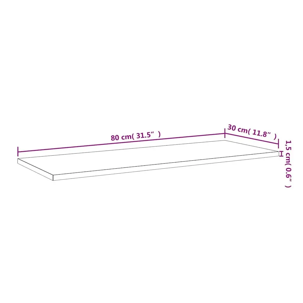 Floating Bookshelf Boards Engineered Wood 80 x 30 x 1.5 cm White 4 Pieces