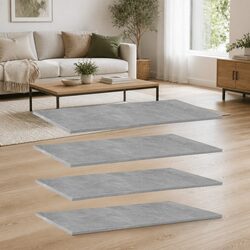 High-Quality Grey Floating Shelf Boards 4 Pack