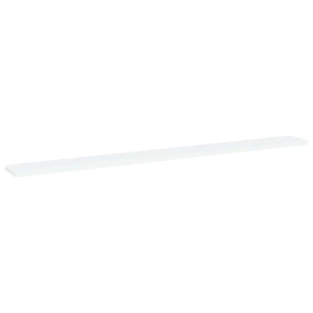 Bookshelf Boards 8 Pieces White Floating Shelves Storage Wall Mount Display