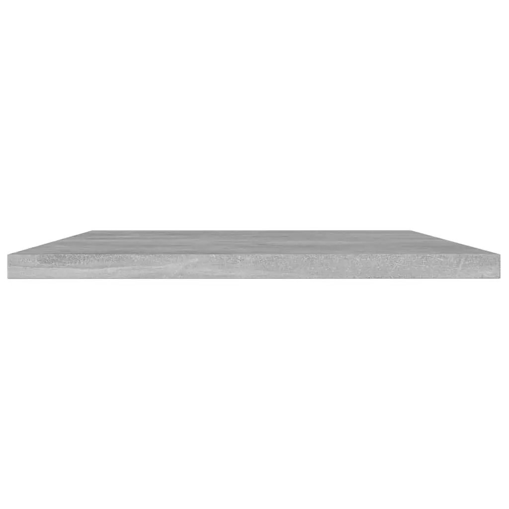 Bookshelf Boards 4 pcs Grey Engineered Wood Floating Shelves Storage Solution