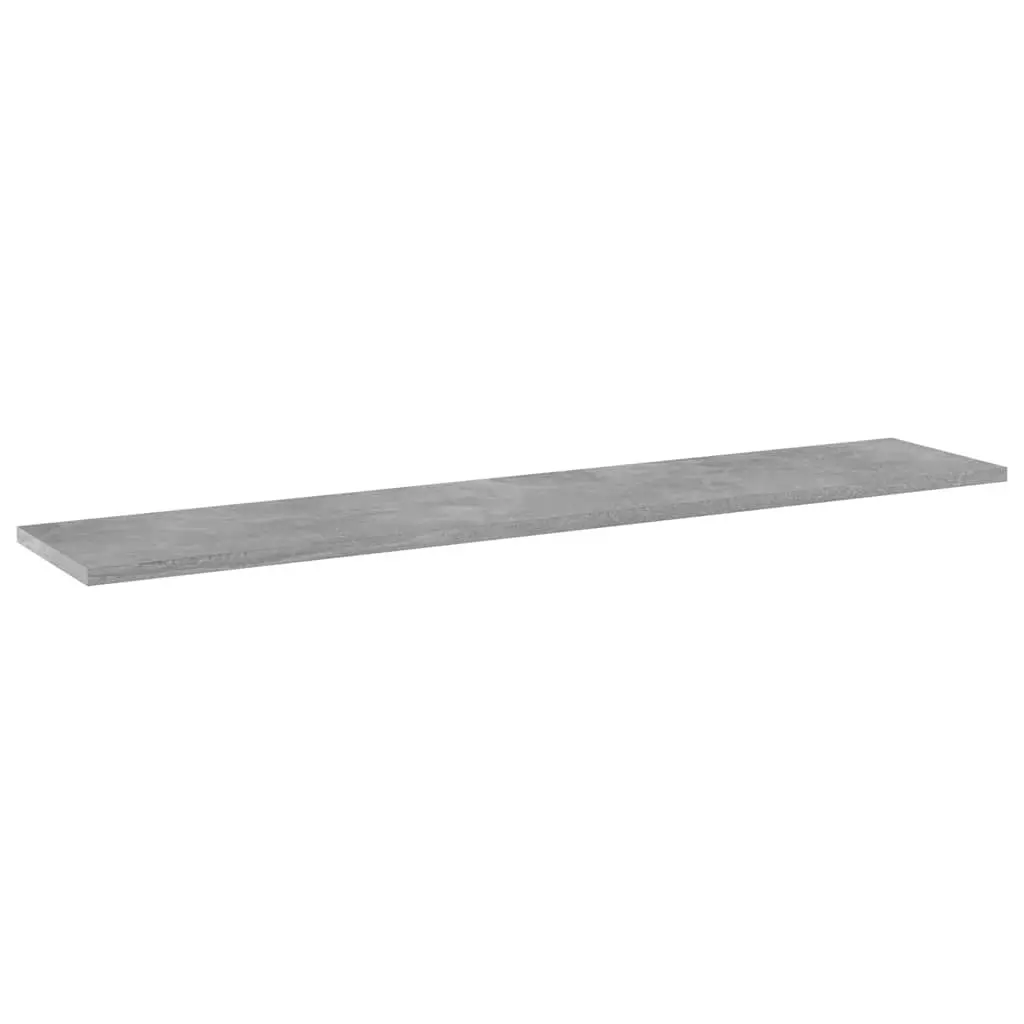 Floating Shelf Boards Engineered Wood 100 x 20 x 1.5 cm Grey 8 Piece