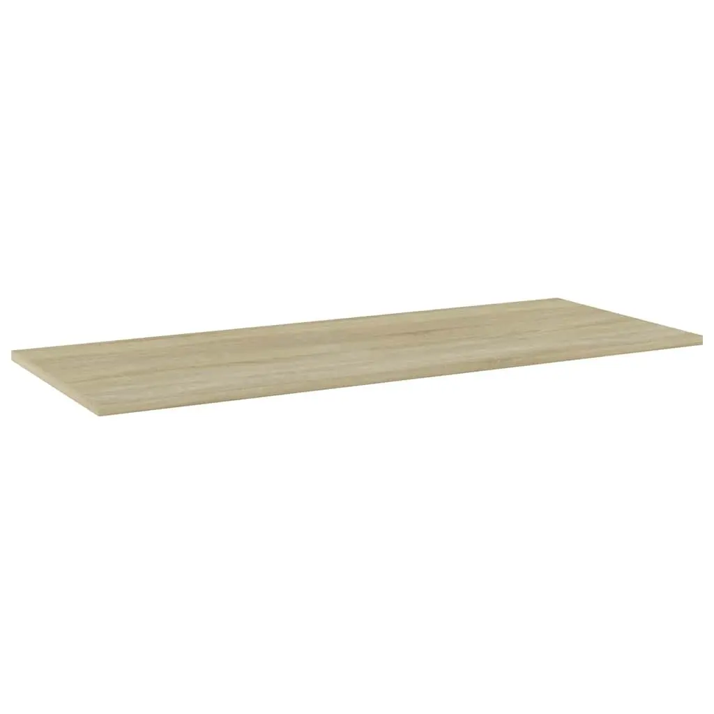 Engineered Wood Floating Shelves 4 Pack in Brown