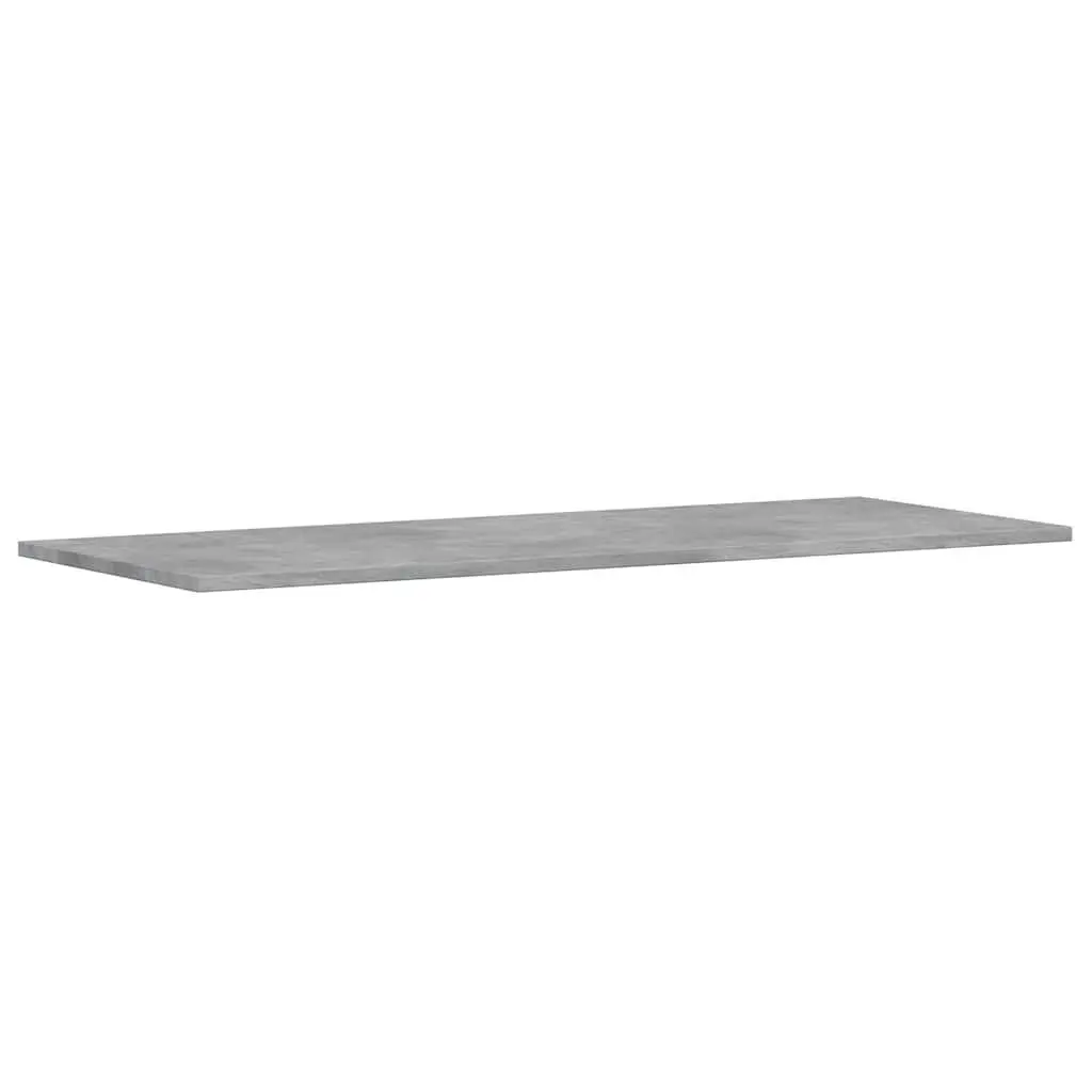 Bookshelf Boards 4 pcs Concrete Grey 100x40x1.5cm Engineered Wood Shelf Panels