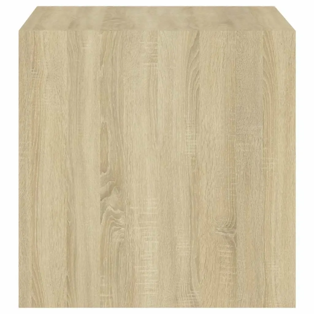 Brown Floating Wall Cabinets, Set of 2