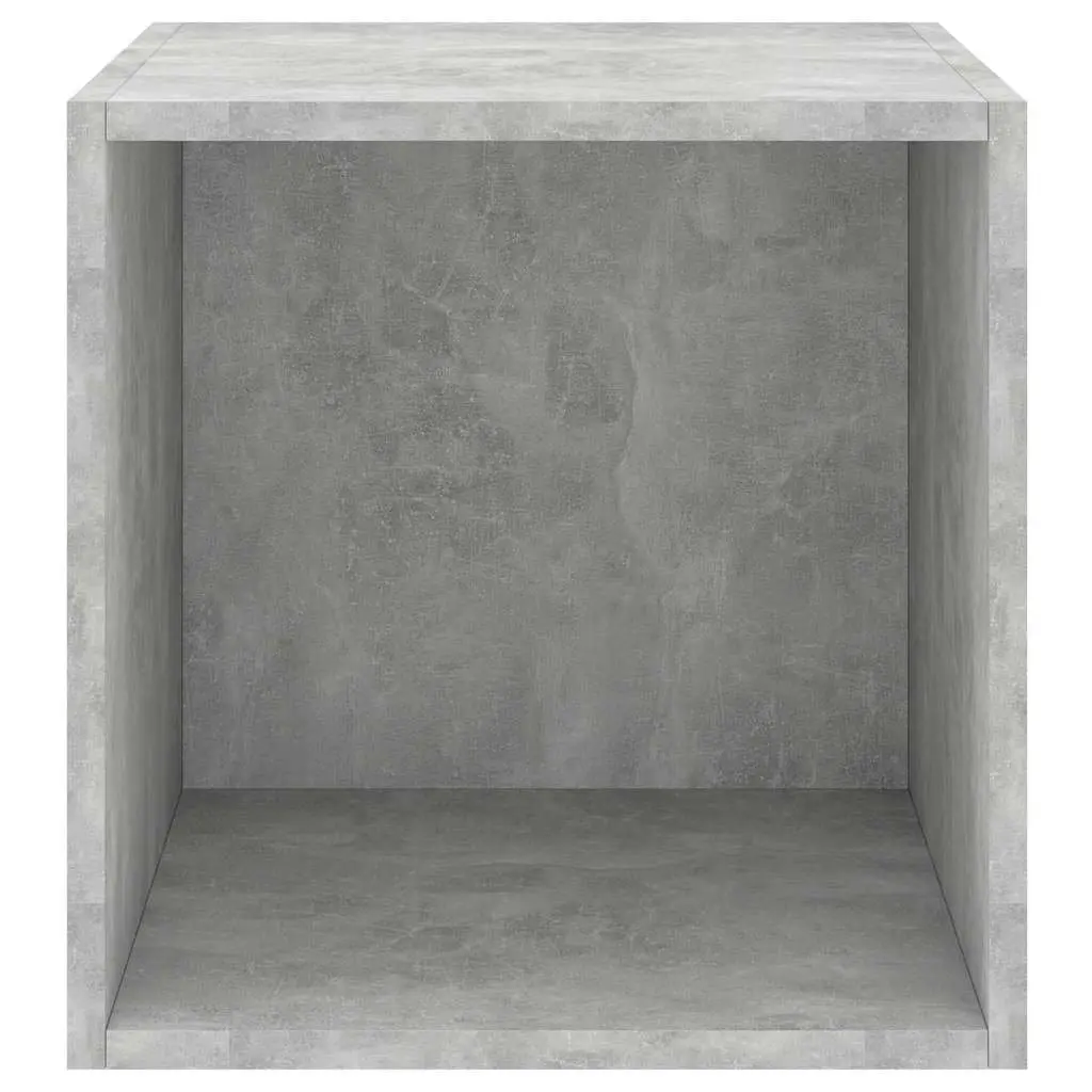 Grey Wall-Mounted Cabinet Set 37x37x37 cm Engineered Wood