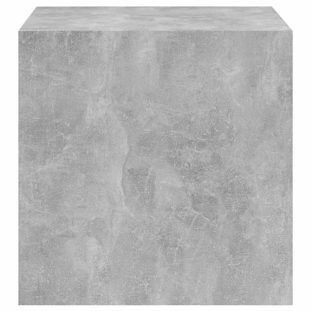 Grey Wall-Mounted Cabinet Set 37x37x37 cm Engineered Wood