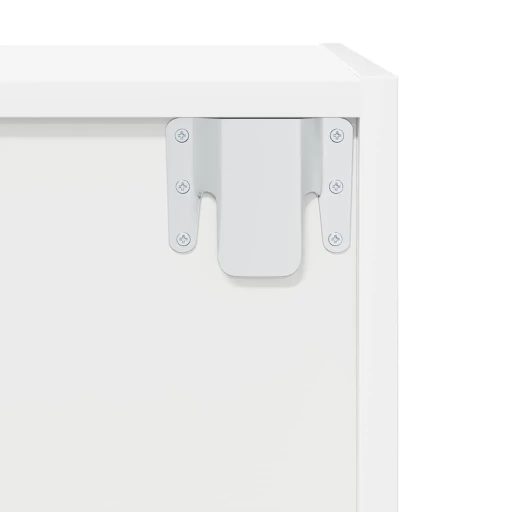 Wall-Mounted TV Cabinet with 3 Storage Compartments